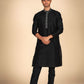 Kurta Pajama Set for Men's in Black – Elegant Ethnic Attire