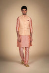 Peach Men's Kurta Pajama Set – Classic Ethnic Style Reinvented