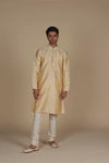Stylish Cream Kurta Pajama Set – Perfect Men's Ethnic Ensemble