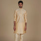 Stylish Golden Kurta Pajama Set – Perfect Men's Ethnic Ensemble