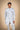 Stylish White And Blue Outfit – Perfect Men's Ethnic Ensemble