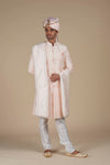 Stylish Pink Sherwani – Perfect Men's Ethnic Ensemble