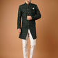 Regal Bottle Green Outfit for Men's – A Festive Ethnic Essential