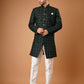 Regal Bottle Green Outfit for Men's – A Festive Ethnic Essential