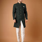Regal Bottle Green Outfit for Men's – A Festive Ethnic Essential