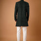 Regal Bottle Green Outfit for Men's – A Festive Ethnic Essential