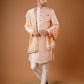 Celebrate in Class with This Pink Sherwani – Tailored for Men's