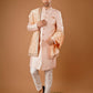Celebrate in Class with This Pink Sherwani – Tailored for Men's
