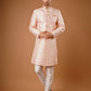 Celebrate in Class with This Pink Sherwani – Tailored for Men's