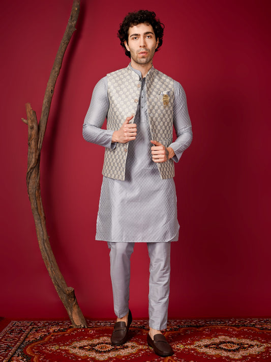 Kurta Pajama Jacket set