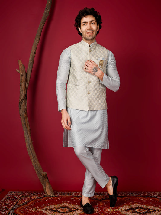 Kurta Pajama Jacket set