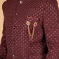 Celebrate in Class with This Wine Bandhgala – Tailored for Men's