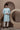 Blue cotton silk kurta pajama for festive occasions